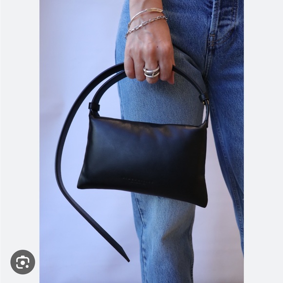 SIMON MILLER Mini Puffin Leather Shoulder Bag crystal strap - Picture 8 of 8